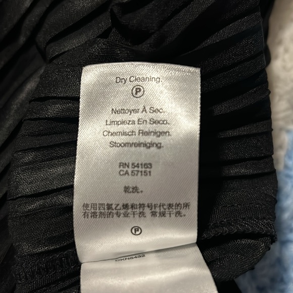 NWT DKNY Black Pleated Bustier Dress, Ruffle Hem - Size 8 - Picture 10 of 10